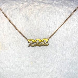 222 Angel Number necklace